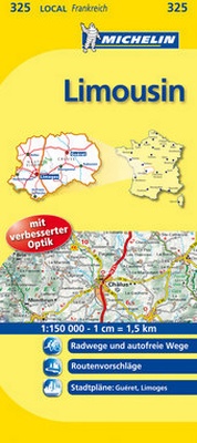 Abbildung von: Michelin Limousin - Michelin Editions des Voyages