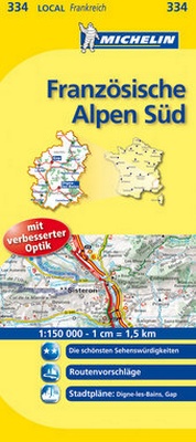 Abbildung von: Michelin Französische Alpen Süd - Michelin Editions des Voyages