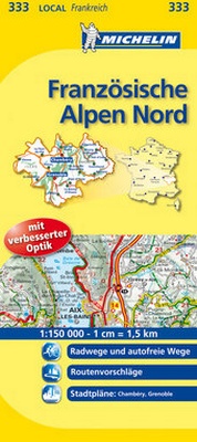 Abbildung von: Michelin Französische Alpen Nord - Michelin Editions des Voyages