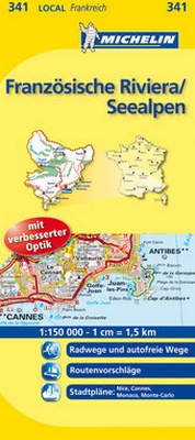 Abbildung von: Michelin Französische Riviera/Seealpen - Michelin Editions des Voyages