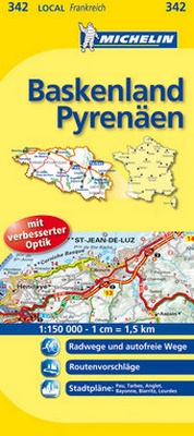 Abbildung von: Michelin Baskenland Pyrenäen - Michelin Editions des Voyages