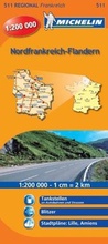 Cover: Michelin Nordfrankreich - Flandern - Michelin Editions des Voyages