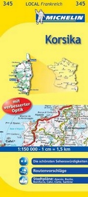 Abbildung von: Michelin Korsika - Michelin Editions des Voyages