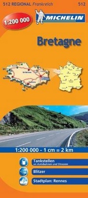 Abbildung von: Michelin Bretagne - Michelin Editions des Voyages