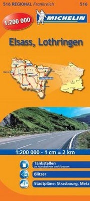 Abbildung von: Michelin Elsass, Lothringen - Michelin Editions des Voyages
