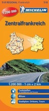 Cover: Michelin Zentralfrankreich - Michelin Editions des Voyages