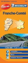Cover: Michelin Franche-Comte - Michelin Editions des Voyages