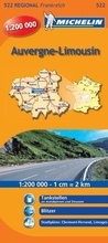Cover: Michelin Auvergne, Limousin - Michelin Editions des Voyages