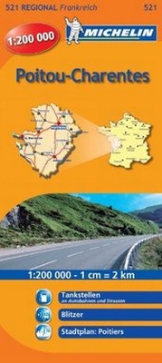 Abbildung von: Michelin Poitou-Charentes - Michelin Editions des Voyages