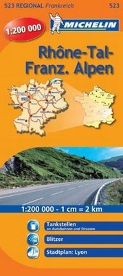 Abbildung von: Michelin Rhone-Tal, Französische Alpen - Michelin Editions des Voyages