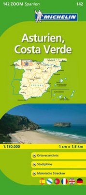 Abbildung von: Michelin Asturien, Costa Verde - Michelin Editions des Voyages