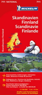 Abbildung von: Michelin Skandinavien - Finnland - Michelin Editions des Voyages