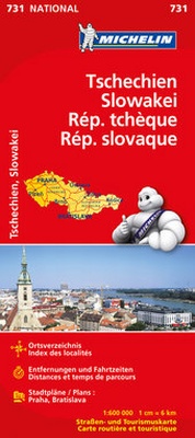 Abbildung von: Michelin Tschechien - Slowakei - Michelin Editions des Voyages