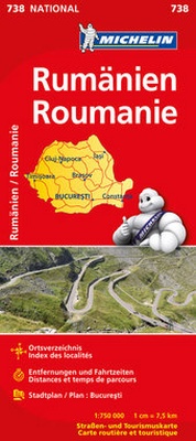 Abbildung von: Michelin Rumänien - Michelin Editions des Voyages