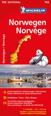 Abbildung von: Michelin Norwegen - Michelin Editions des Voyages