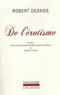 Cover: De l'erotisme - Gallimard