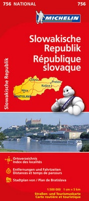 Abbildung von: Michelin Slowakische Republik - Michelin Editions des Voyages