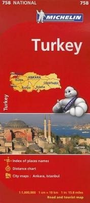 Abbildung von: Michelin Turkey Map 758 - Michelin Travel Publications