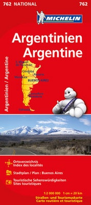 Abbildung von: Michelin Argentinien - Michelin Editions des Voyages
