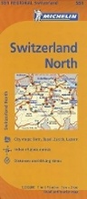 Cover: Michelin Switzerland: North Map 551 - Michelin Travel Publications
