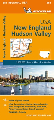 Abbildung von: Michelin Neuengland, Hudson Valley - Michelin Editions des Voyages