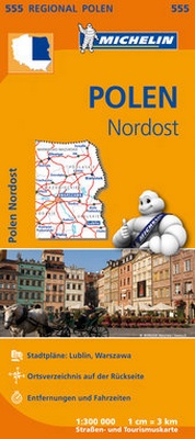 Abbildung von: Michelin Polen Nordost - Michelin Editions des Voyages