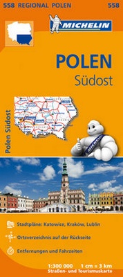 Abbildung von: Michelin Polen Südost - Michelin Editions des Voyages