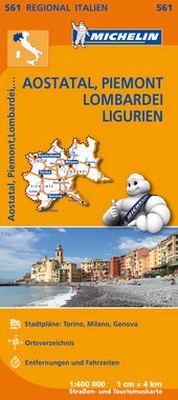 Abbildung von: Michelin Aostatal, Piemont, Lombardei, Ligurien - Michelin Editions des Voyages