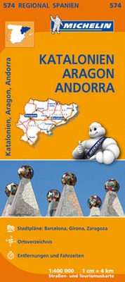 Abbildung von: Michelin Katalonien, Aragon, Andorra - Michelin Editions des Voyages