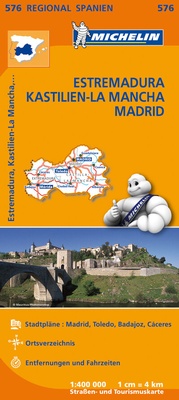 Abbildung von: Michelin Estremadura, Kastilien-La Mancha, Madrid - Michelin Editions des Voyages