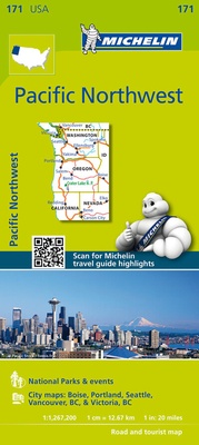 Abbildung von: Michelin Pazifik Nord-West - Michelin Editions des Voyages