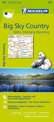 Abbildung von: Michelin Big Sky Country, Idaho, Montana, Wyoming - Michelin Editions des Voyages