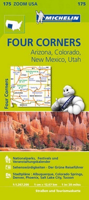Abbildung von: Michelin Four Corners, Arizona, Colorado, New Mexiko, Utah - Michelin Editions des Voyages