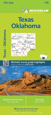 Abbildung von: Texas Oklahoma - Zoom Map 176 - Michelin Editions des Voyages