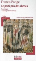 Cover: Le parti pris des choses - Gallimard