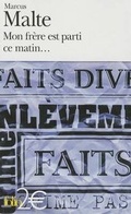 Cover: Mon frere est parti ce matin - Gallimard