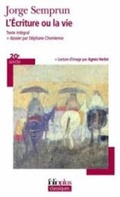 Cover: L'Ecriture ou la vie - Gallimard