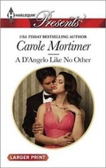 Cover: A d'Angelo Like No Other - Harlequin Presents Larger Print