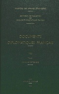 Bild: Documents diplomatiques fran&ccedil;ais - Peter Lang Verlag