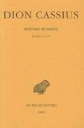 Cover: Dion Cassius, Histoire Romaine - Les Belles Lettres