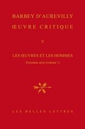 Cover: Oeuvre Critique V - Les Belles Lettres