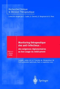Abbildung von: Monitoring thérapeutique des anti-infectieux - Springer