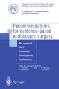 Cover: Recommendations for evidence-based endoscopic surgery - Springer