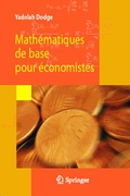 Cover: Math&eacute;matiques de base pour &eacute;conomistes - Springer