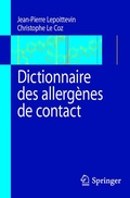 Cover: Dictionnaire des allerg&egrave;nes de contact - Springer
