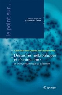 Abbildung von: Désordres métaboliques et réanimation - Springer