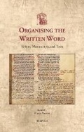 Cover: Organizing the Written Word - Brepols N.V.