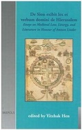 Cover: De Sion Exibit Lex Et Verbum Domini De Hierusalem - Brepols N.V.