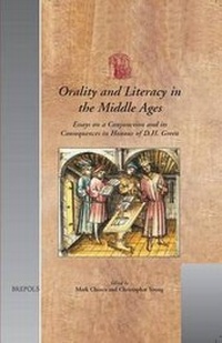 Enlarge image Cover: Orality and Literacy in the Middle Ages - Brepols N.V.