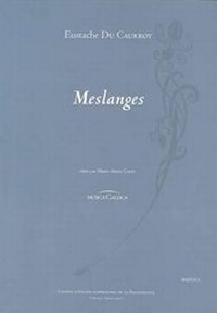 Enlarge image Cover: Eustache Du Caurroy, Meslanges - Brepols N.V.
